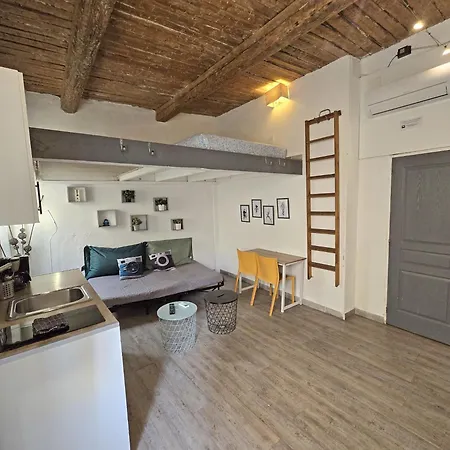 公寓 Gregbnb - Mezzanine - Climatise - 15min Gare 土伦