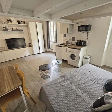 Gregbnb - Mezzanine - Parking Inclus - Climatisé - 15min Gare Apartamento Tolón